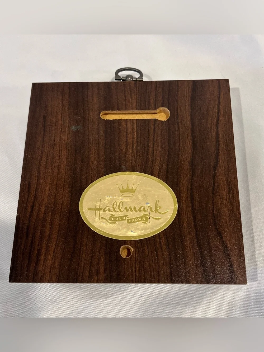 Vintage Hallmark Gold Crown Friend’s House 3D Wall Plaque
